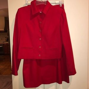 Pendleton Vintage Wool Red Jacket, Size 10
